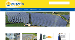 Desktop Screenshot of antaris-solar.com